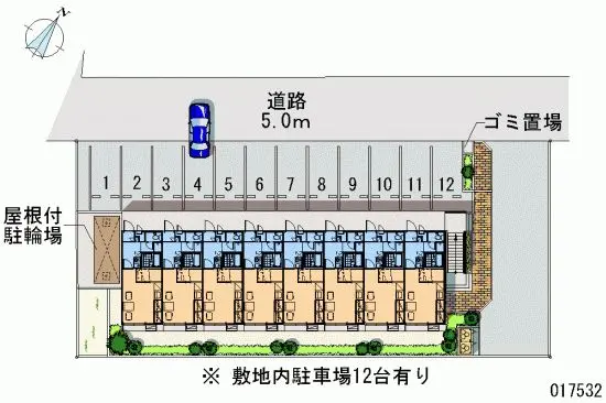 ★手数料０円★新潟市北区濁川　月極駐車場（LP）